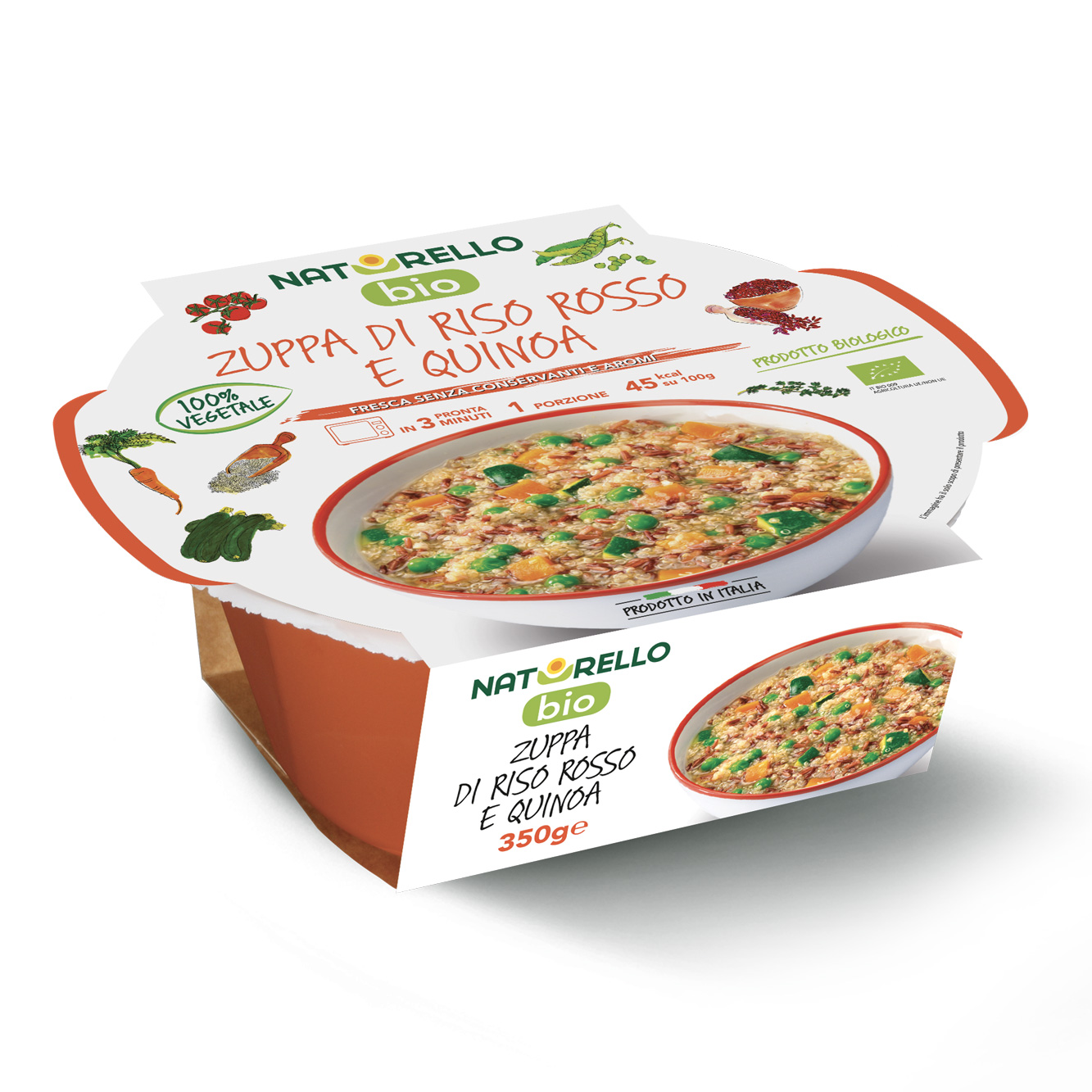 Zuppa di Riso Rosso e Quinoa Bio
