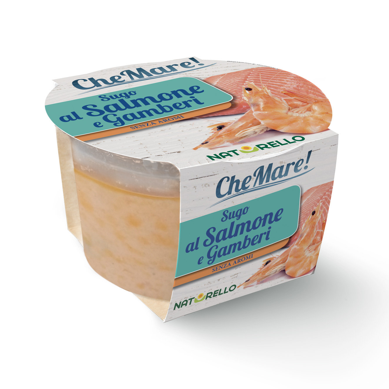 Sugo al Salmone e Gamberi