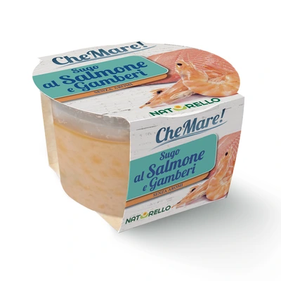 Sugo al Salmone e Gamberi