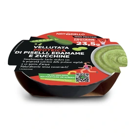 Vellutata Proteica di piselli, Edamame e Zucchine